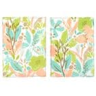 V46664 - Textured Floral Passport Cover 4/PK